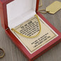 To My Son Never Feel That You're Alone Cuban Chain-Express Your Love Gifts