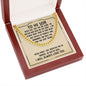 To My Son Never Feel That You're Alone Cuban Chain-Express Your Love Gifts