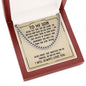 To My Son Never Feel That You're Alone Cuban Chain-Express Your Love Gifts