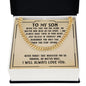To My Son Never Feel That You're Alone Cuban Chain-Express Your Love Gifts