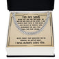 To My Son Never Feel That You're Alone Cuban Chain-Express Your Love Gifts