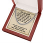 To My Son Never Feel That You're Alone Cuban Chain-Express Your Love Gifts