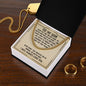 To My Son Never Feel That You're Alone Cuban Chain-Express Your Love Gifts