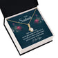 To My Soulmate Each Day With You Alluring Ribbon Necklace Message Card-Express Your Love Gifts