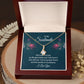 To My Soulmate Each Day With You Alluring Ribbon Necklace Message Card-Express Your Love Gifts
