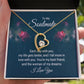 To My Soulmate Each Day With You Forever Necklace w Message Card-Express Your Love Gifts