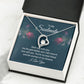 To My Soulmate Each Day With You Forever Necklace w Message Card-Express Your Love Gifts