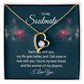 To My Soulmate Each Day With You Forever Necklace w Message Card-Express Your Love Gifts