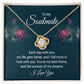 To My Soulmate Each Day With You Infinity Knot Necklace Message Card-Express Your Love Gifts