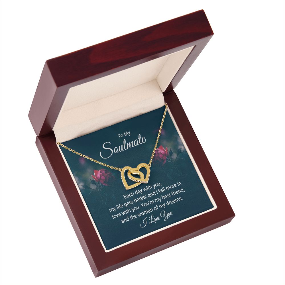 To My Soulmate Each Day With You Inseparable Necklace-Express Your Love Gifts