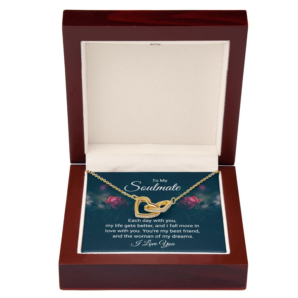 To My Soulmate Each Day With You Inseparable Necklace-Express Your Love Gifts
