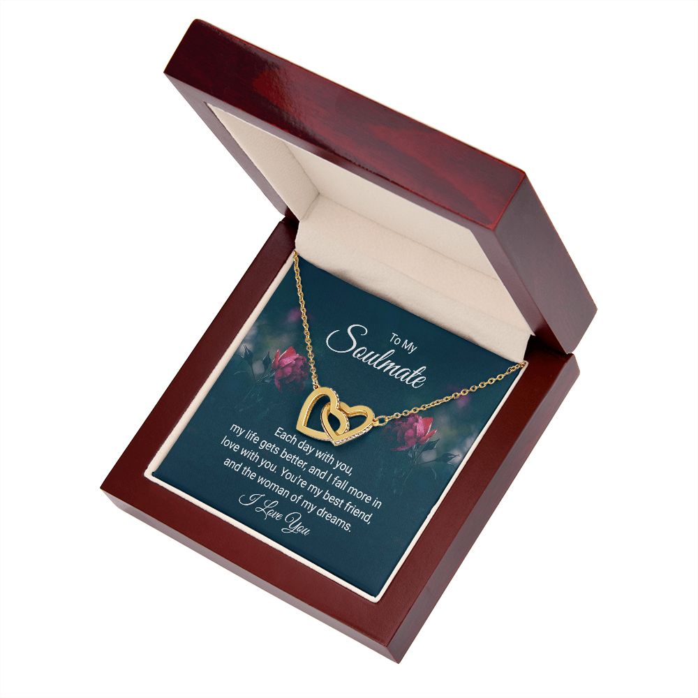 To My Soulmate Each Day With You Inseparable Necklace-Express Your Love Gifts