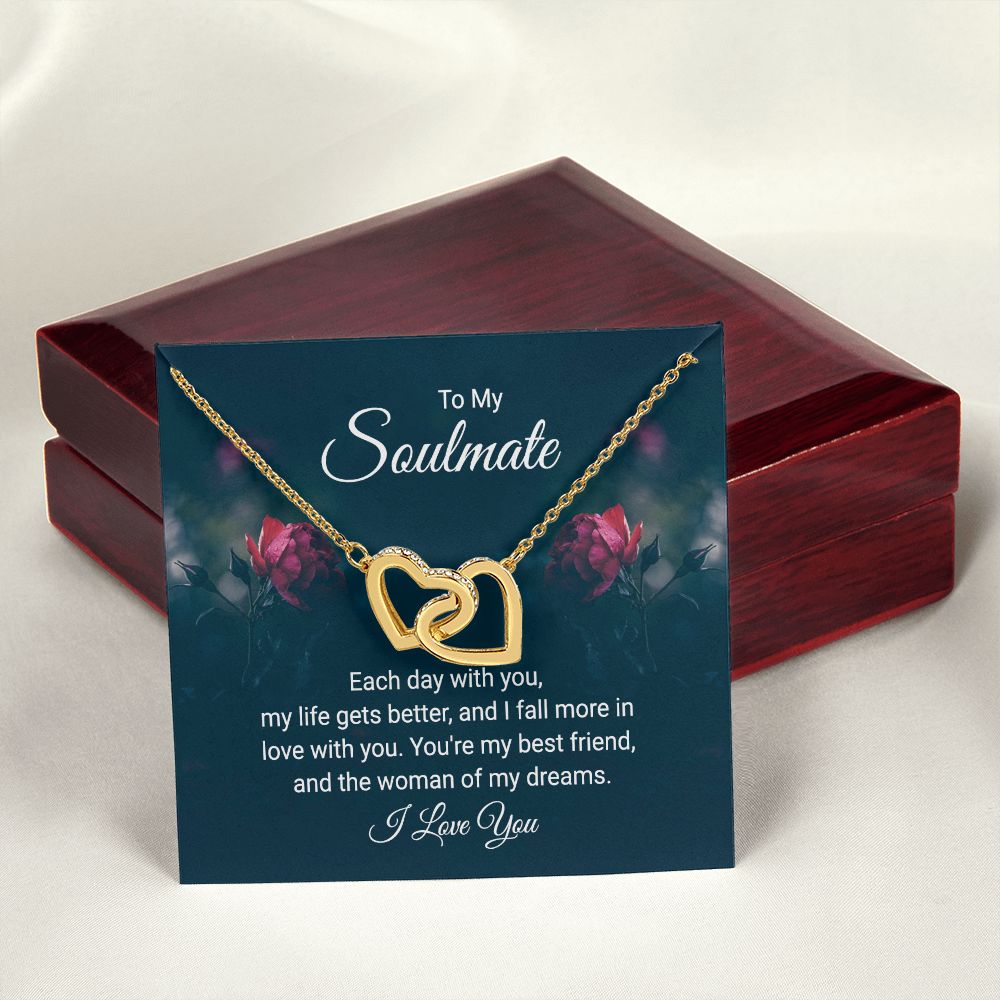 To My Soulmate Each Day With You Inseparable Necklace-Express Your Love Gifts
