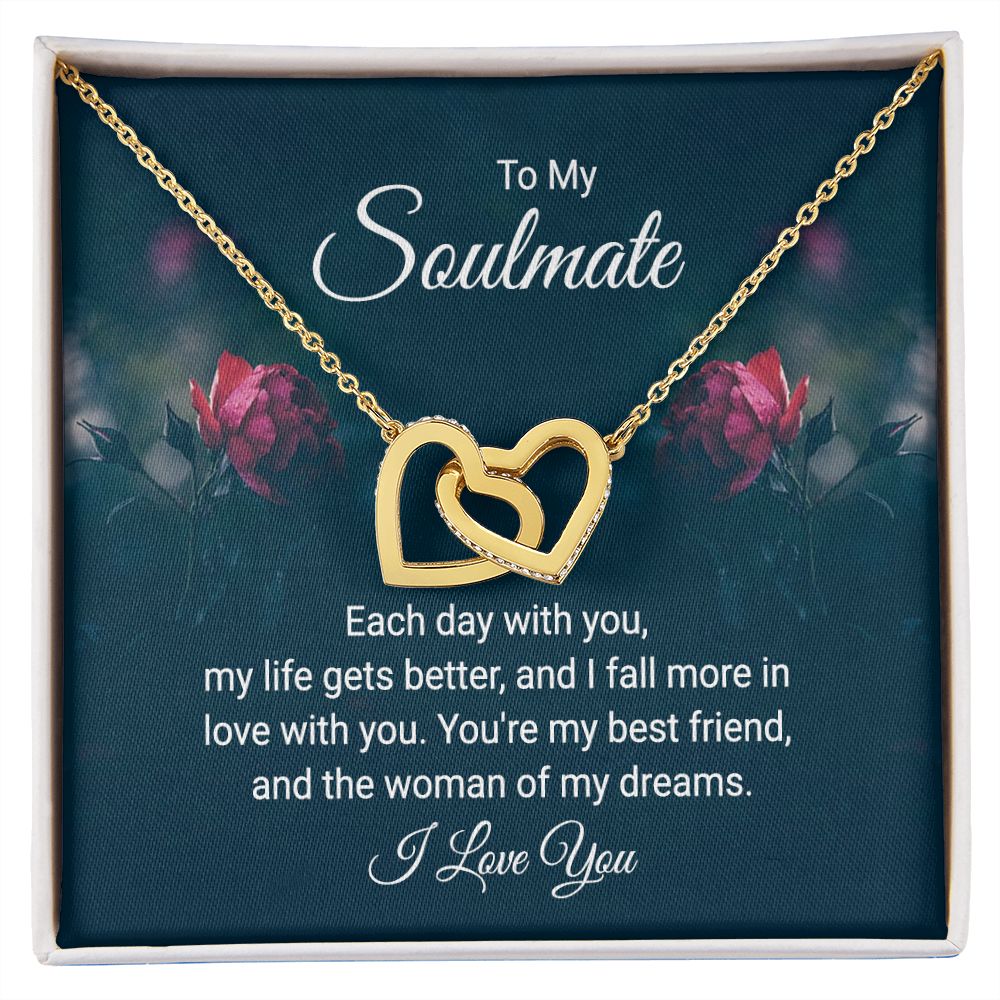 To My Soulmate Each Day With You Inseparable Necklace-Express Your Love Gifts