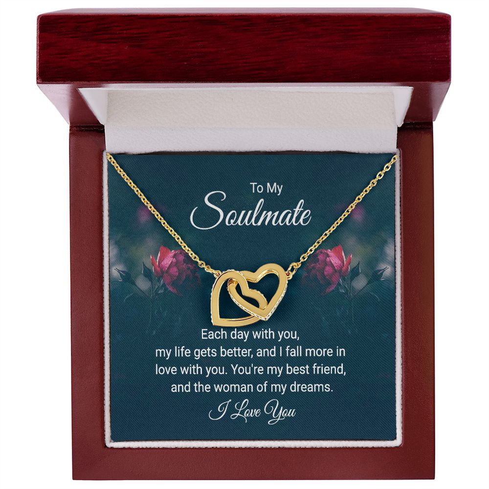 To My Soulmate Each Day With You Inseparable Necklace-Express Your Love Gifts