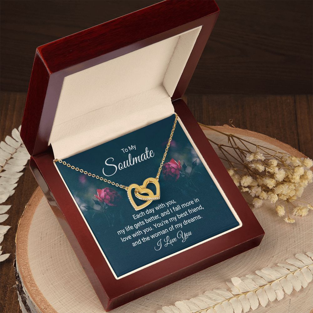 To My Soulmate Each Day With You Inseparable Necklace-Express Your Love Gifts
