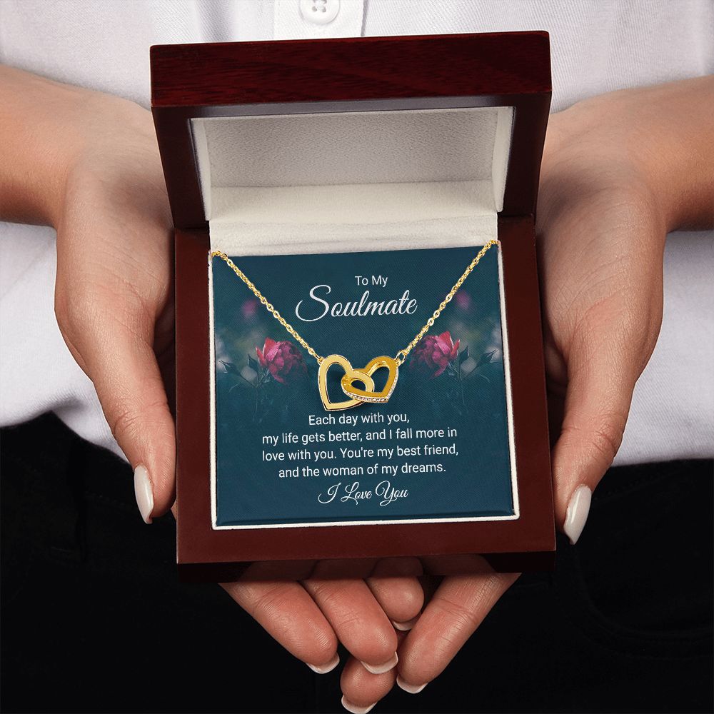 To My Soulmate Each Day With You Inseparable Necklace-Express Your Love Gifts