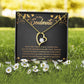 To My Soulmate Each Time I Think of You Forever Necklace w Message Card-Express Your Love Gifts