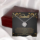 To My Soulmate Each Time I Think of You Infinity Knot Necklace Message Card-Express Your Love Gifts
