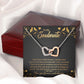 To My Soulmate Each Time I Think of You Inseparable Necklace-Express Your Love Gifts