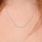 To My Soulmate From Our First Meeting Custom Name Necklace-Express Your Love Gifts