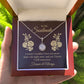 To My Soulmate I Swear I Couldn't Love You Eternal Hope Necklace Message Card-Express Your Love Gifts
