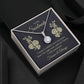 To My Soulmate I Swear I Couldn't Love You Eternal Hope Necklace Message Card-Express Your Love Gifts