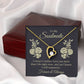 To My Soulmate I Swear I Couldn't Love You Forever Necklace w Message Card-Express Your Love Gifts