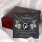 To My Soulmate I Swear I Couldn't Love You Forever Necklace w Message Card-Express Your Love Gifts