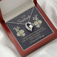 To My Soulmate I Swear I Couldn't Love You Forever Necklace w Message Card-Express Your Love Gifts