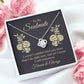 To My Soulmate I Swear I Couldn't Love You Infinity Knot Necklace Message Card-Express Your Love Gifts
