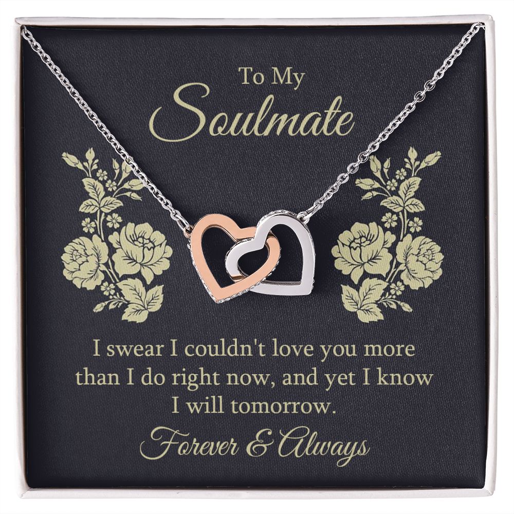To My Soulmate I Swear I Couldn't Love You Inseparable Necklace-Express Your Love Gifts