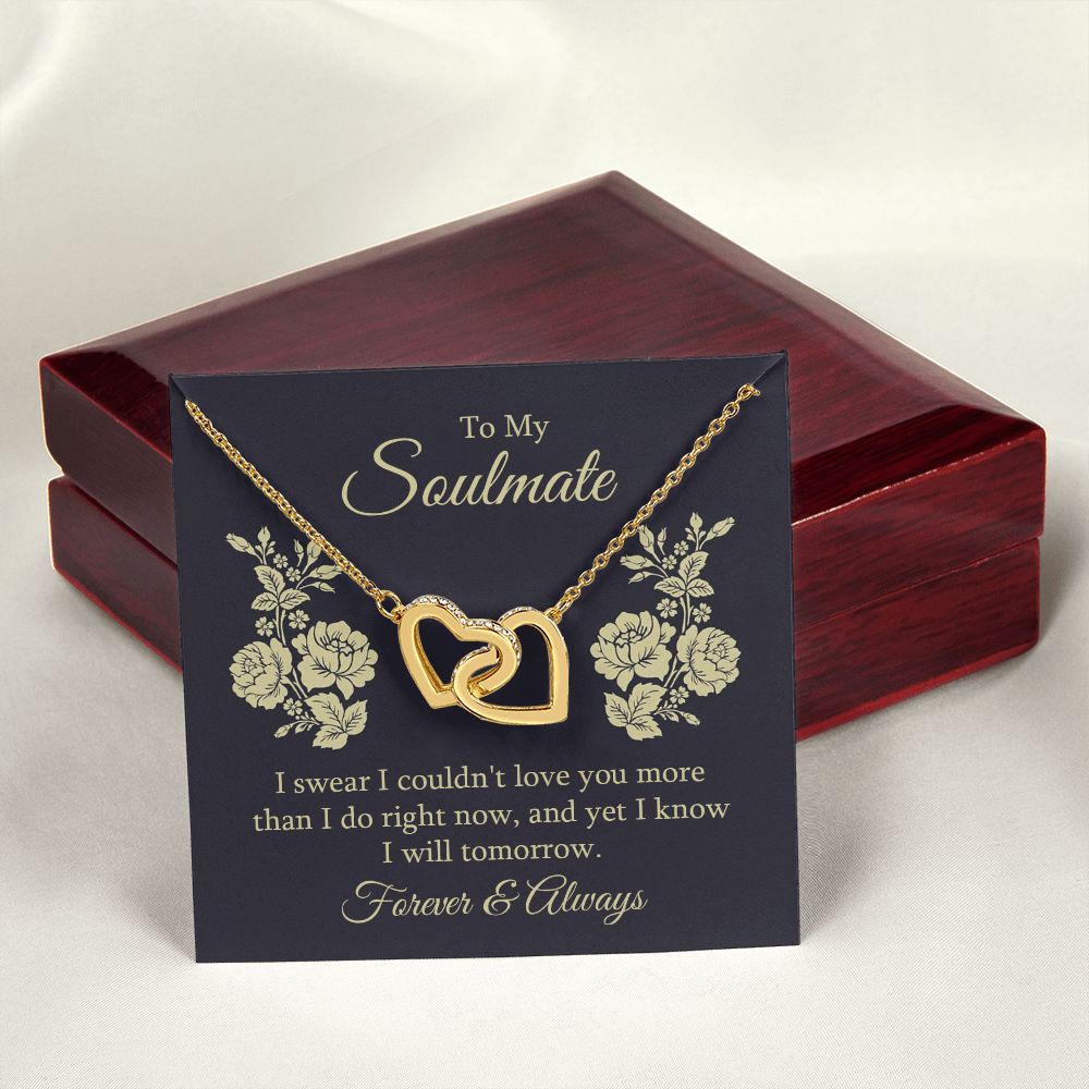 To My Soulmate I Swear I Couldn't Love You Inseparable Necklace-Express Your Love Gifts