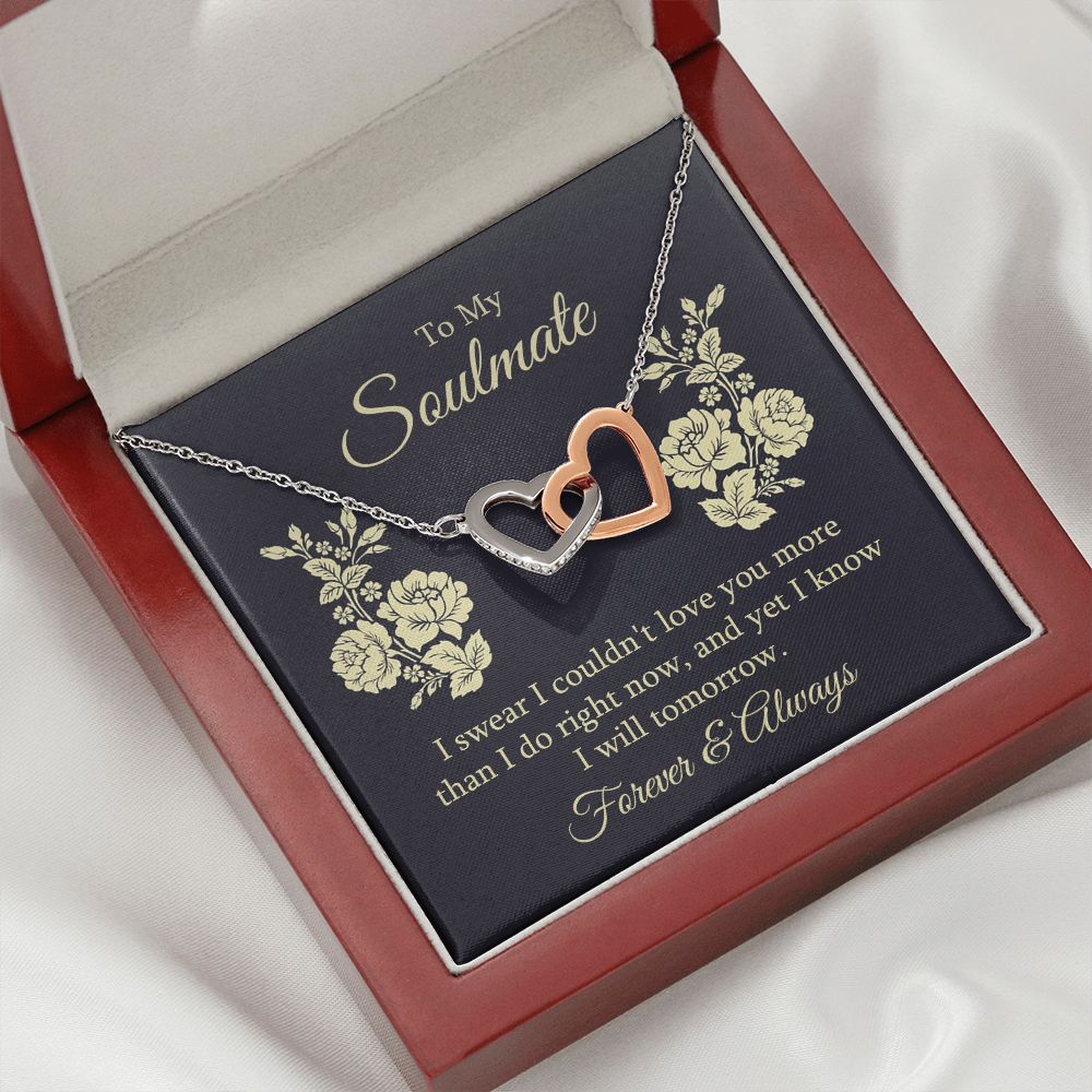 To My Soulmate I Swear I Couldn't Love You Inseparable Necklace-Express Your Love Gifts