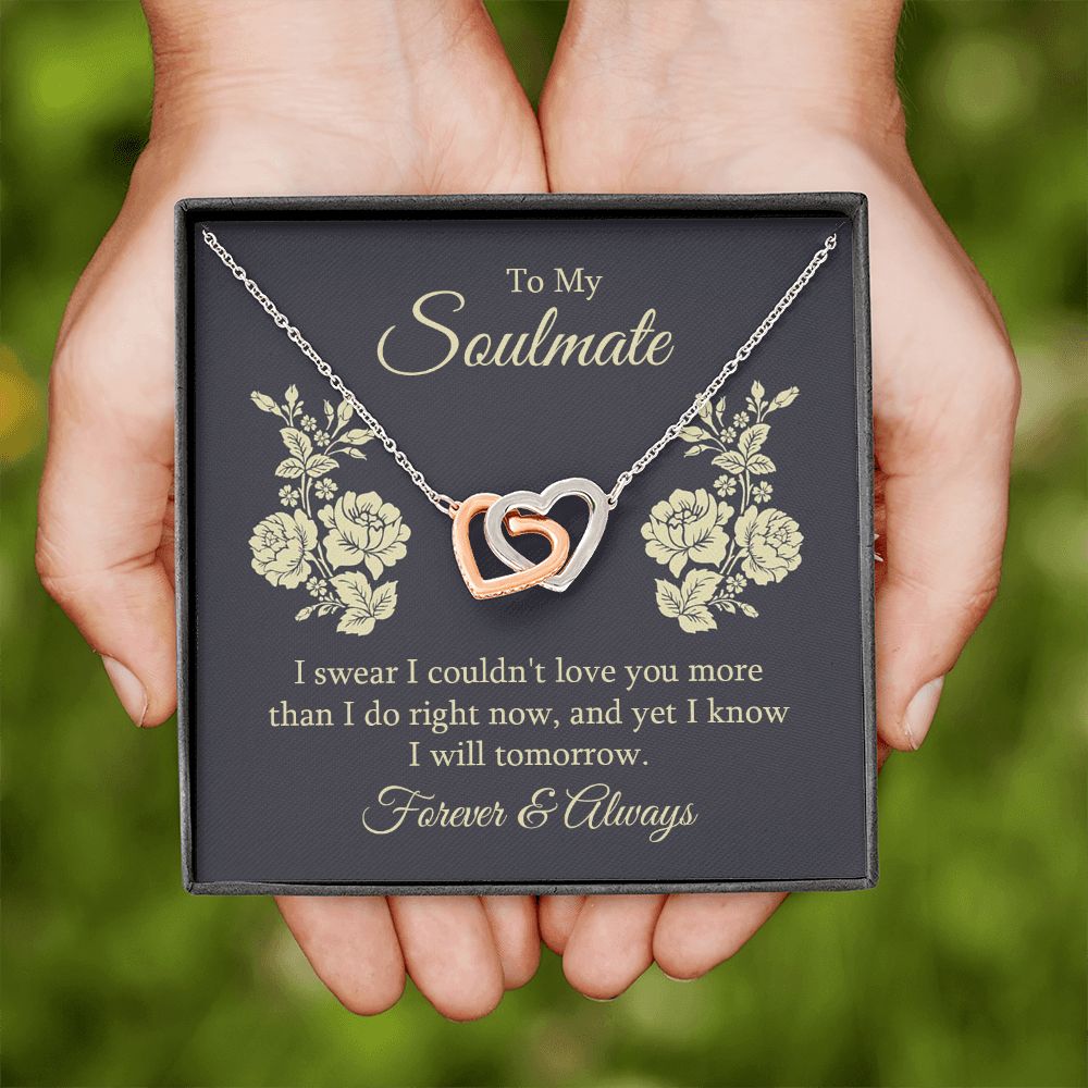 To My Soulmate I Swear I Couldn't Love You Inseparable Necklace-Express Your Love Gifts
