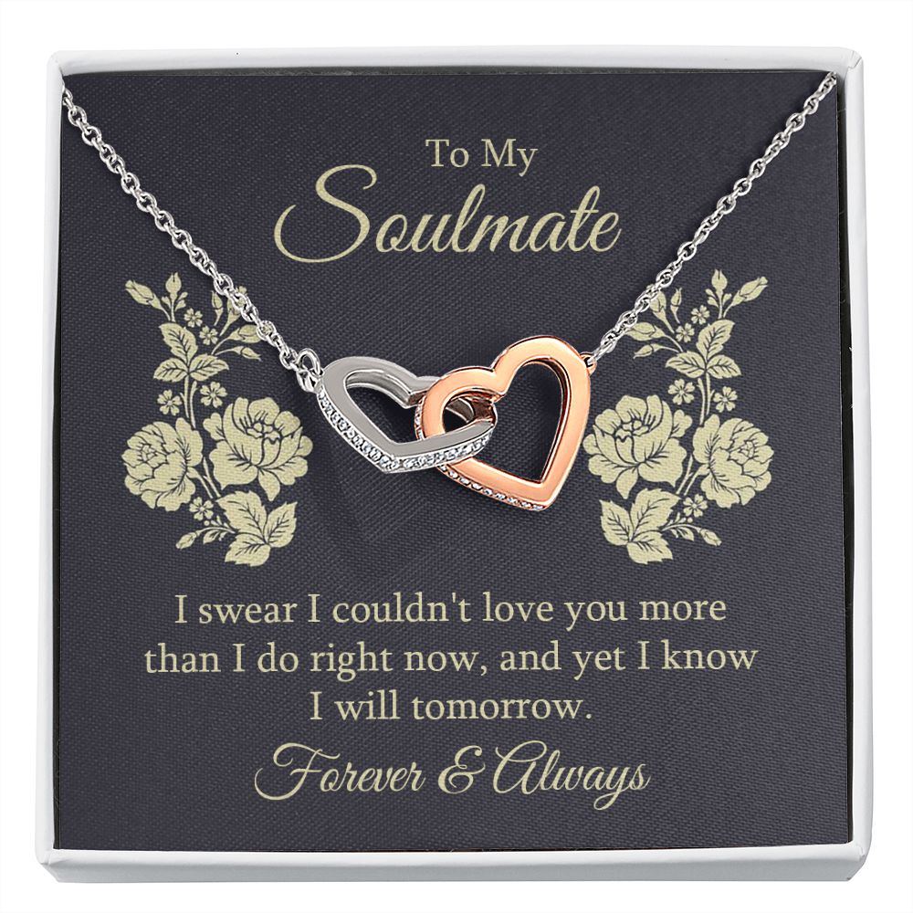 To My Soulmate I Swear I Couldn't Love You Inseparable Necklace-Express Your Love Gifts