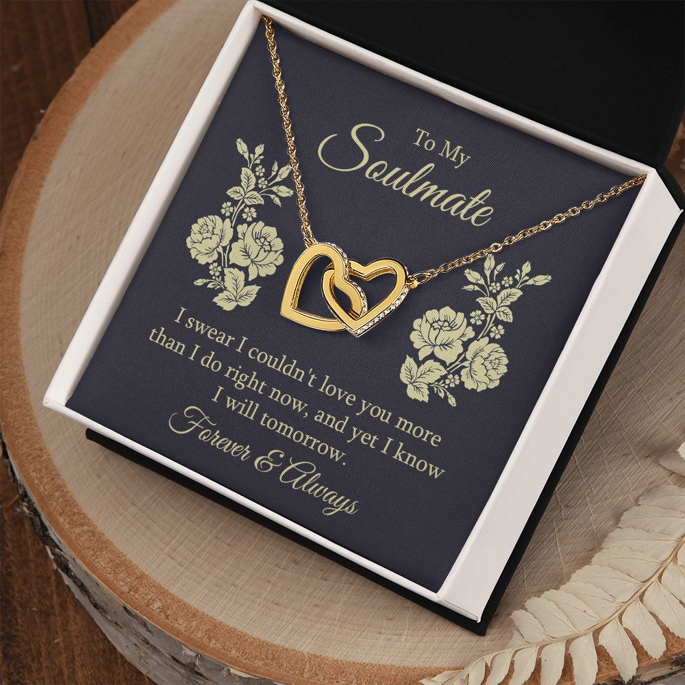 To My Soulmate I Swear I Couldn't Love You Inseparable Necklace-Express Your Love Gifts