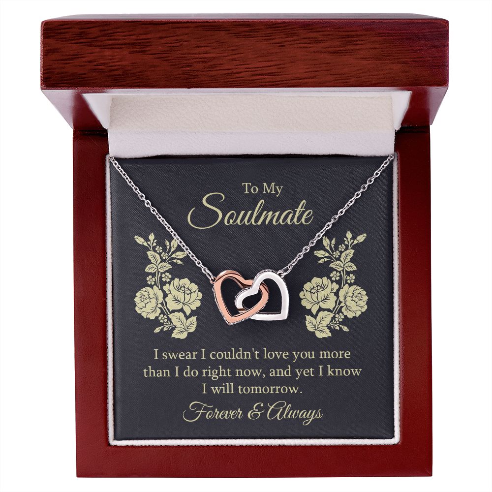 To My Soulmate I Swear I Couldn't Love You Inseparable Necklace-Express Your Love Gifts