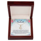 To My Soulmate I Wish I Could Turn Back Alluring Ribbon Necklace Message Card-Express Your Love Gifts