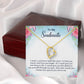 To My Soulmate I Wish I Could Turn Back Forever Necklace w Message Card-Express Your Love Gifts