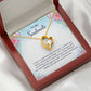 To My Soulmate I Wish I Could Turn Back Forever Necklace w Message Card-Express Your Love Gifts