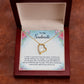 To My Soulmate I Wish I Could Turn Back Forever Necklace w Message Card-Express Your Love Gifts