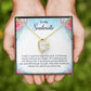 To My Soulmate I Wish I Could Turn Back Forever Necklace w Message Card-Express Your Love Gifts