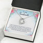 To My Soulmate I Wish I Could Turn Back Forever Necklace w Message Card-Express Your Love Gifts
