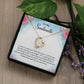 To My Soulmate I Wish I Could Turn Back Forever Necklace w Message Card-Express Your Love Gifts