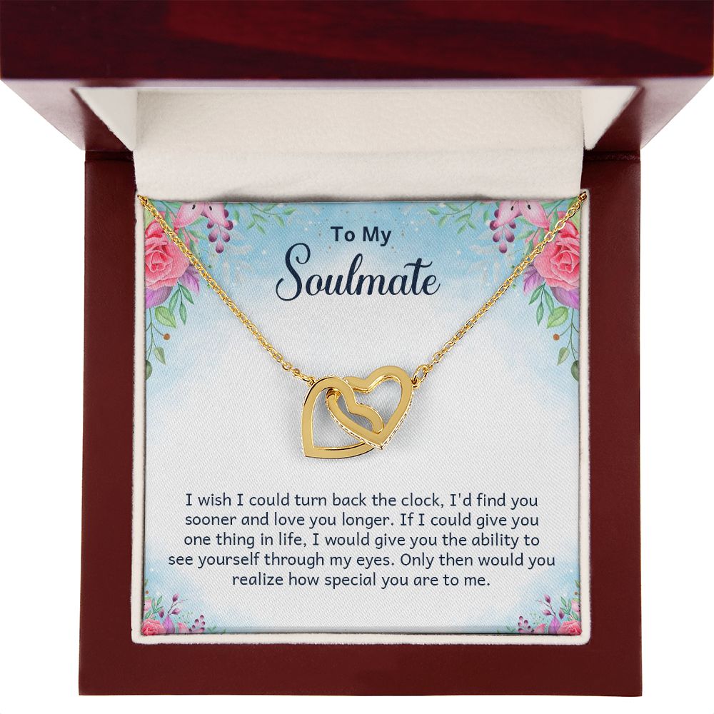 To My Soulmate I Wish I Could Turn Back Inseparable Necklace-Express Your Love Gifts