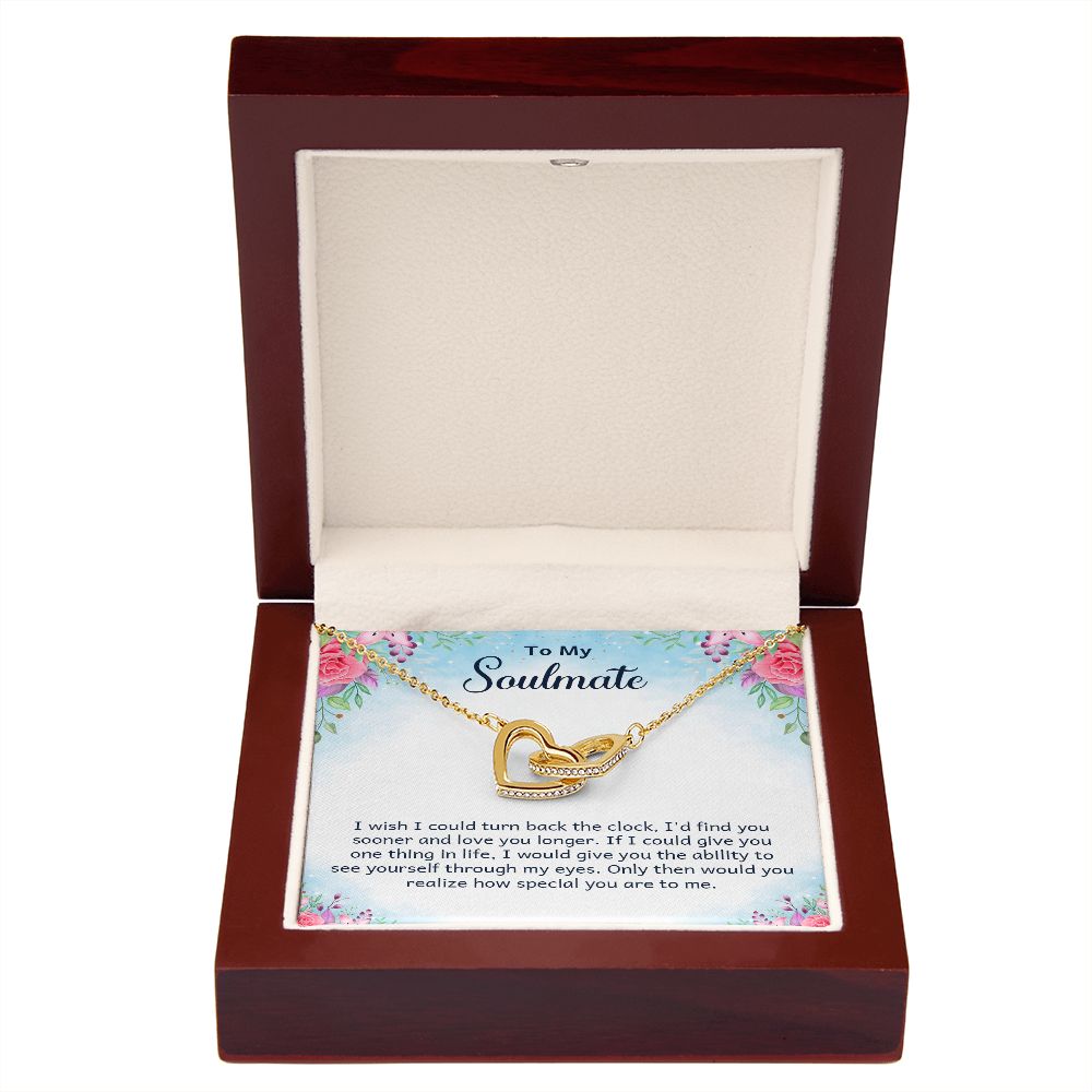 To My Soulmate I Wish I Could Turn Back Inseparable Necklace-Express Your Love Gifts