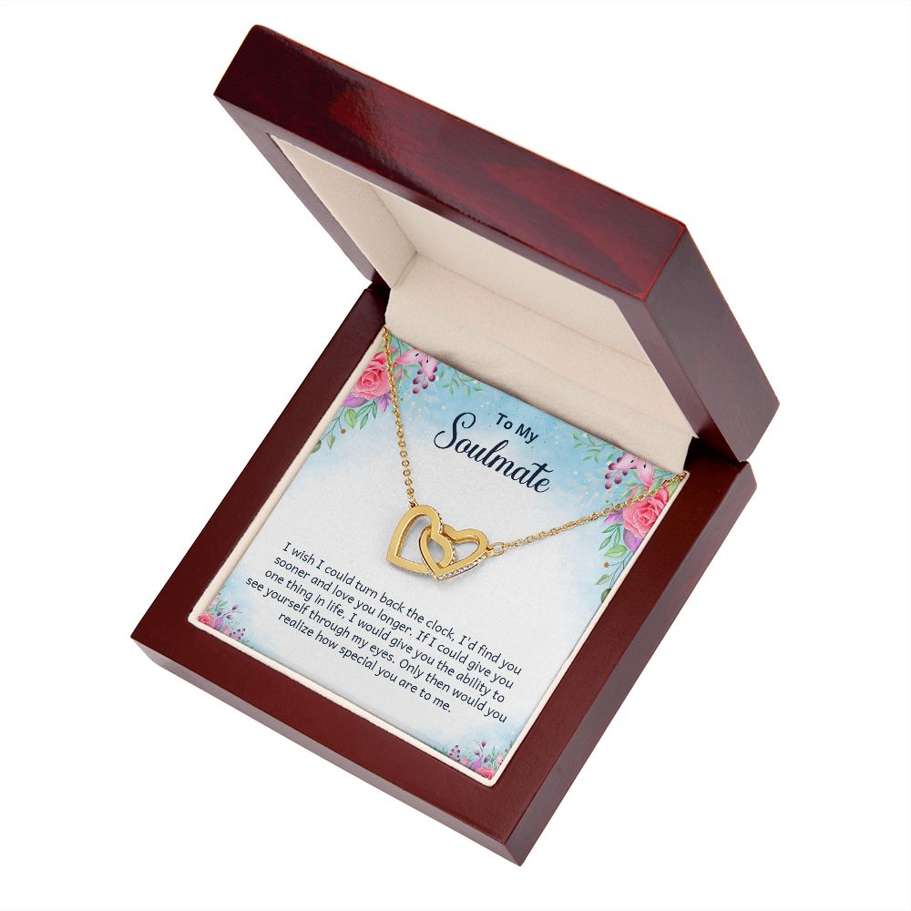 To My Soulmate I Wish I Could Turn Back Inseparable Necklace-Express Your Love Gifts