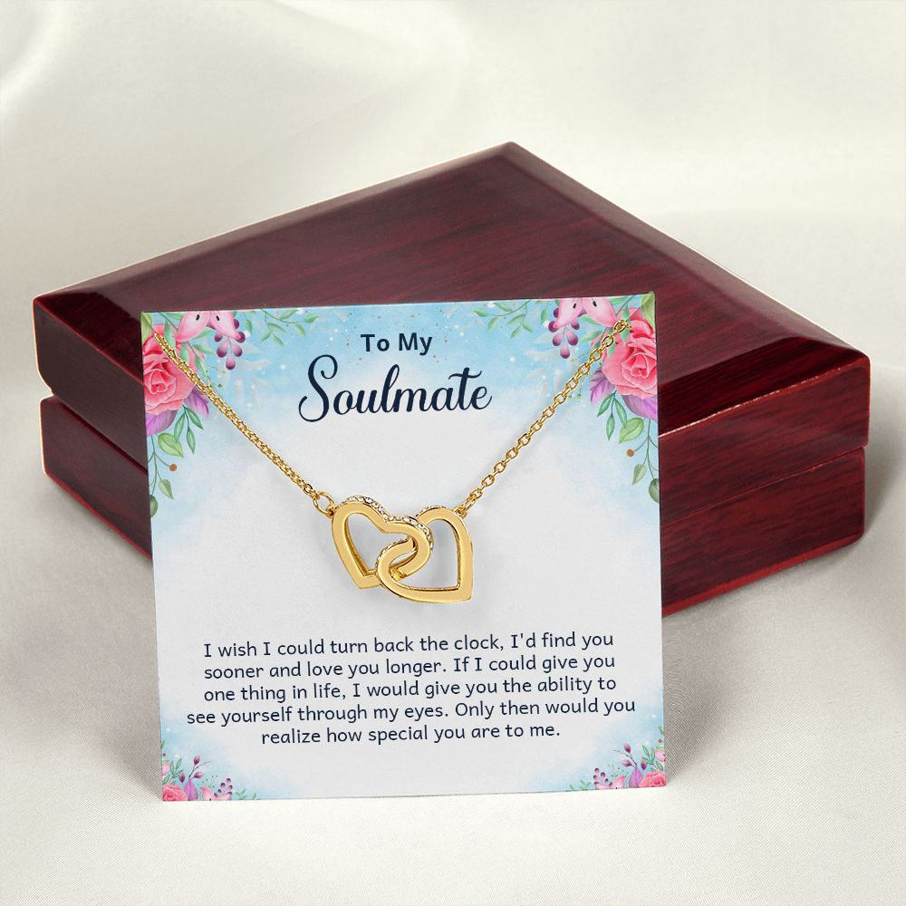 To My Soulmate I Wish I Could Turn Back Inseparable Necklace-Express Your Love Gifts