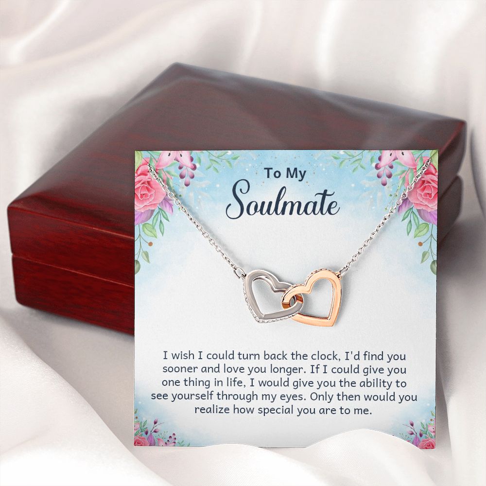 To My Soulmate I Wish I Could Turn Back Inseparable Necklace-Express Your Love Gifts